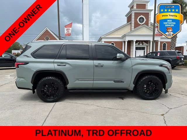 Certified 2025 Toyota Sequoia Platinum w/ TRD Off-Road Package AWD/4WD image 4