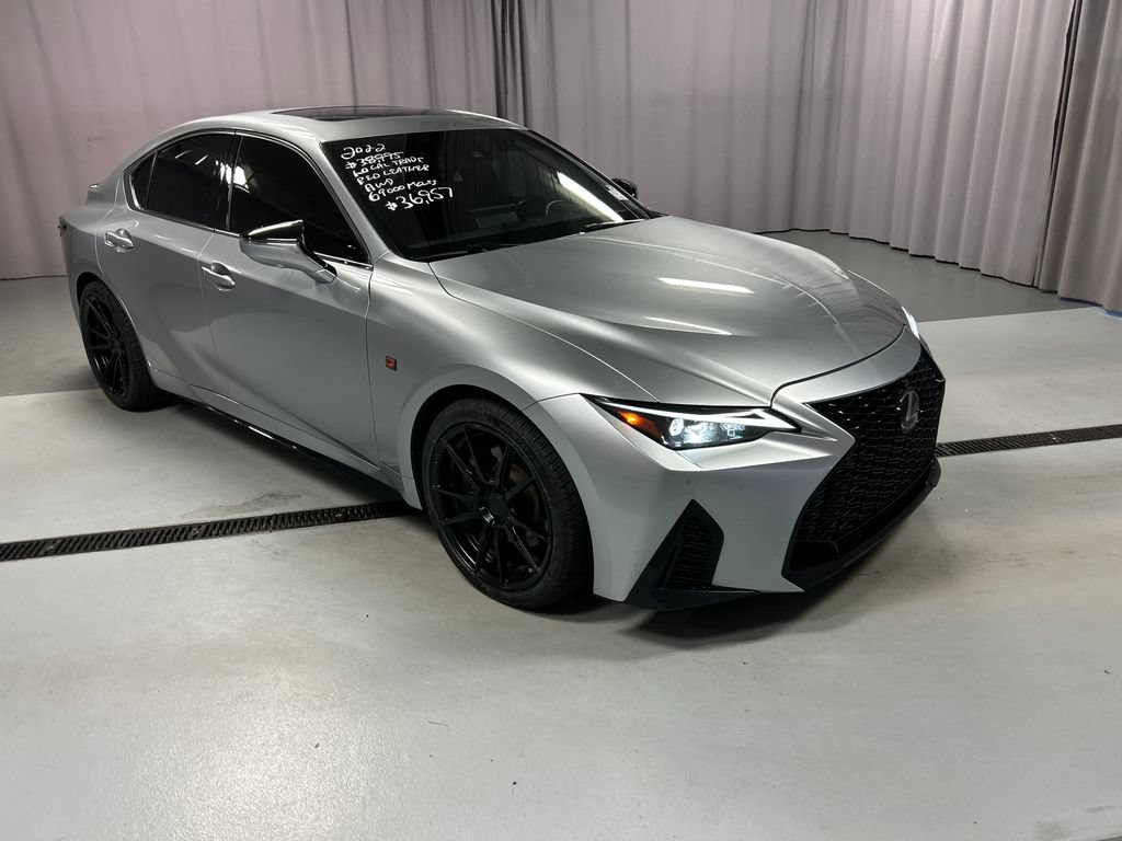 Used 2022 Lexus IS 350 F Sport w/ Accessory Package AWD/4WD image 1