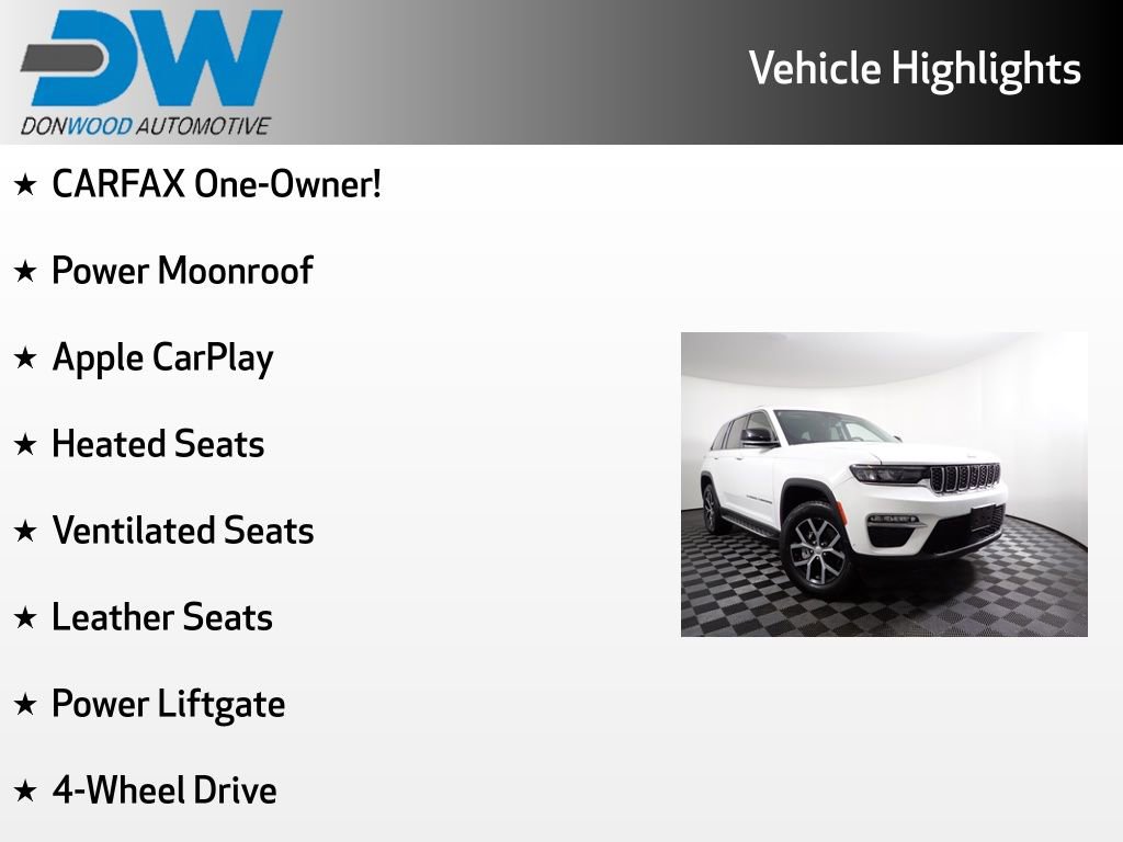 Used 2023 Jeep Grand Cherokee Limited w/ Luxury Tech Group II AWD/4WD image 3