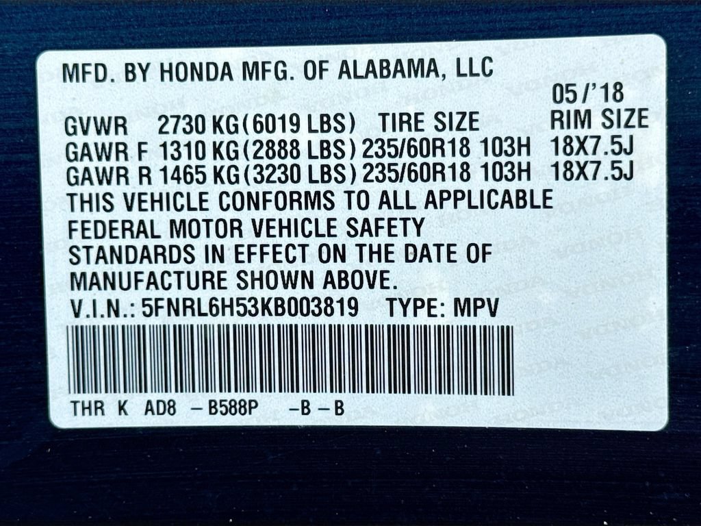 Used 2019 Honda Odyssey EX image 38