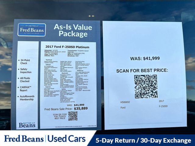 Used 2017 Ford F250 Platinum w/ Platinum Ultimate Package image 36