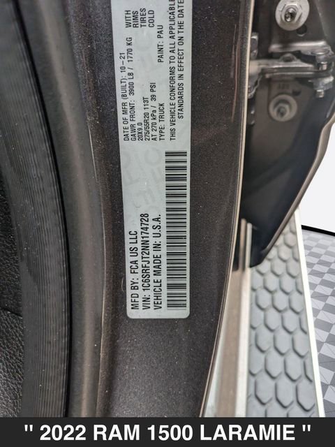 Used 2022 RAM 1500 Laramie image 34