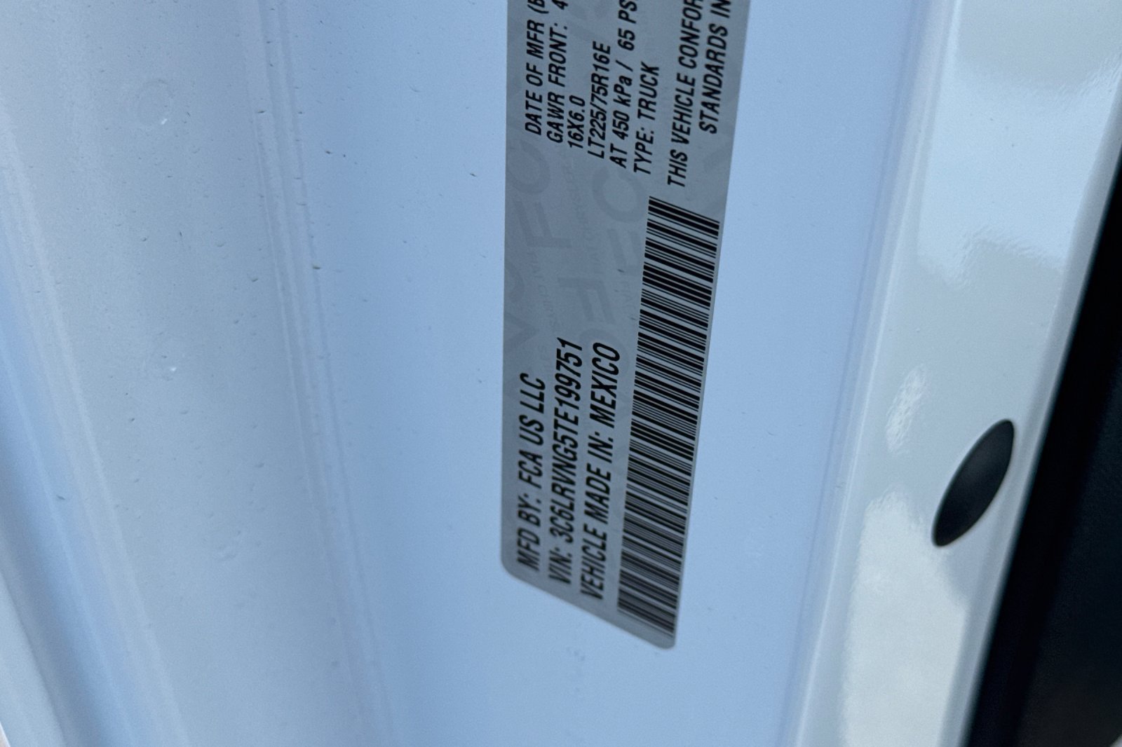 New 2026 RAM ProMaster 1500 w/ Convenience Group FWD image 24