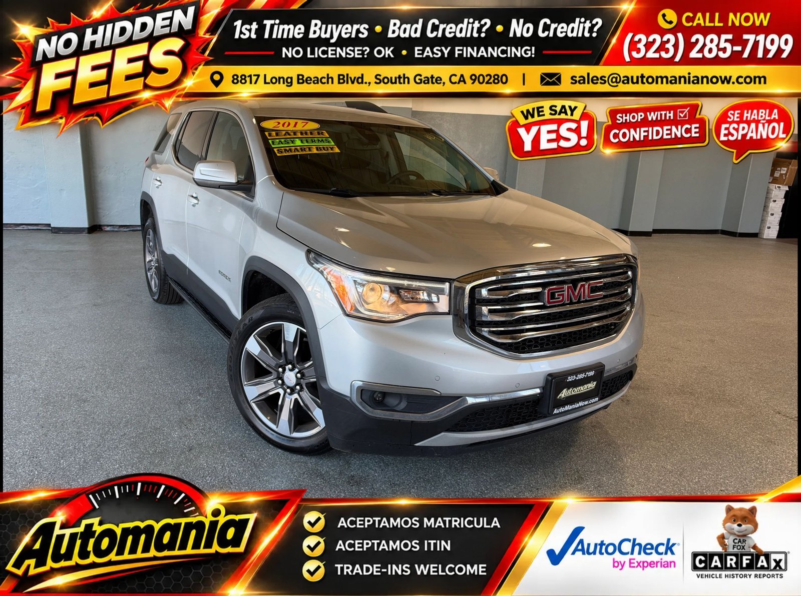 Used 2017 GMC Acadia SLT AWD/4WD image 1