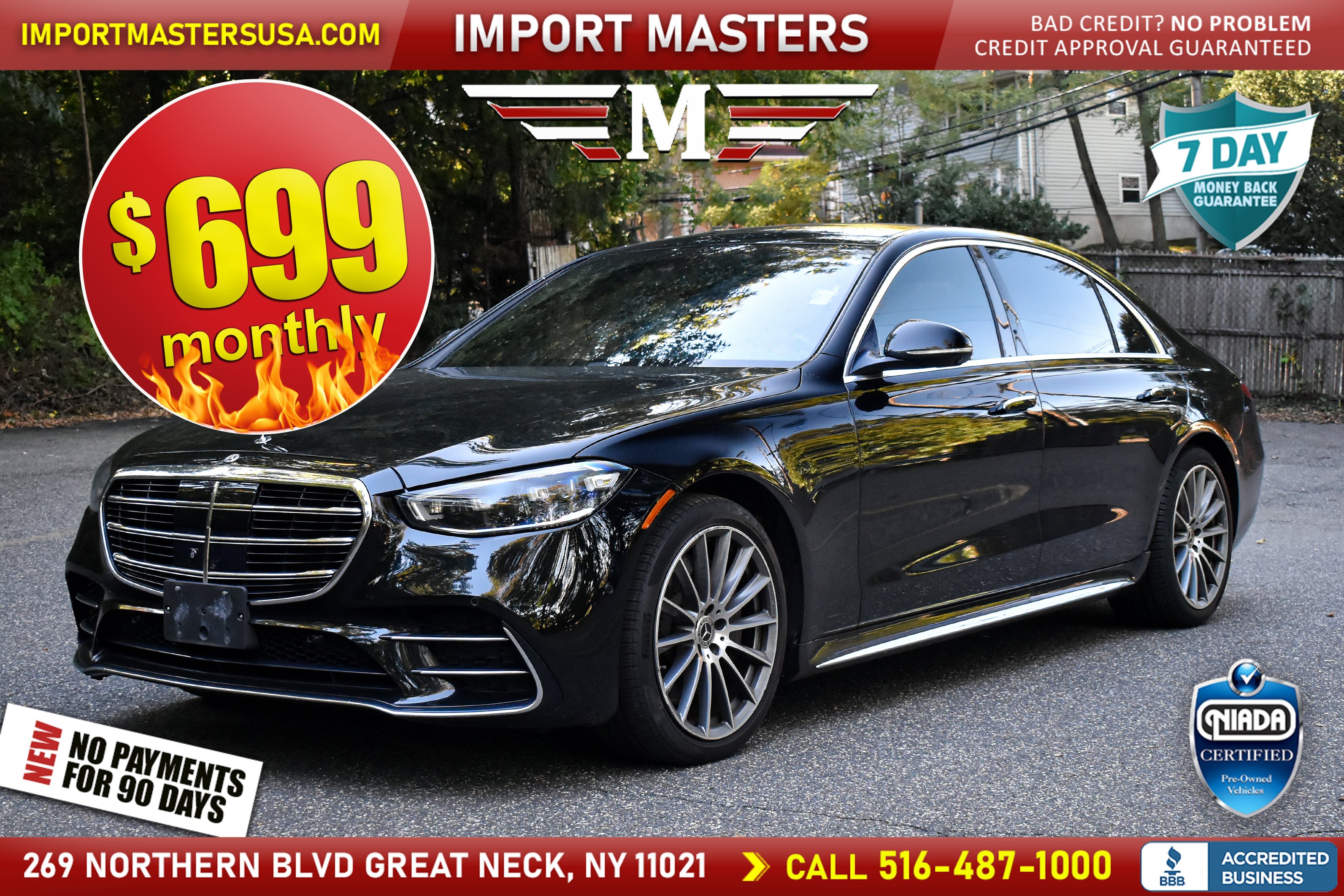 Used 2022 Mercedes-Benz S 500 4MATIC image 1