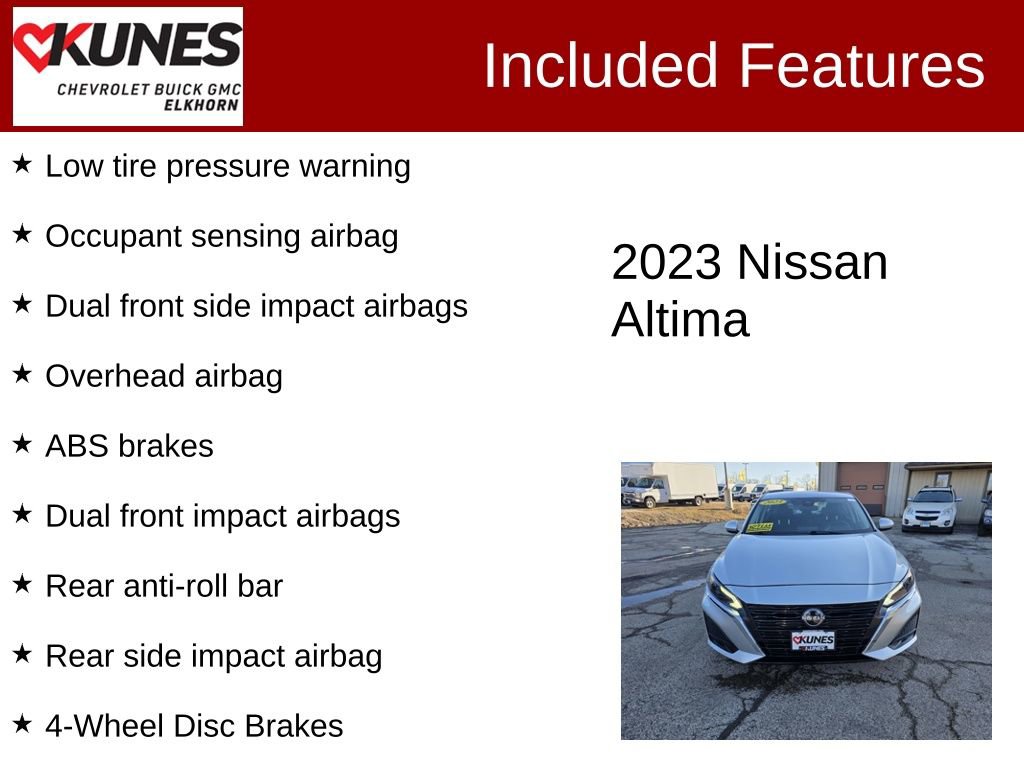 Used 2023 Nissan Altima 2.5 SV FWD image 3