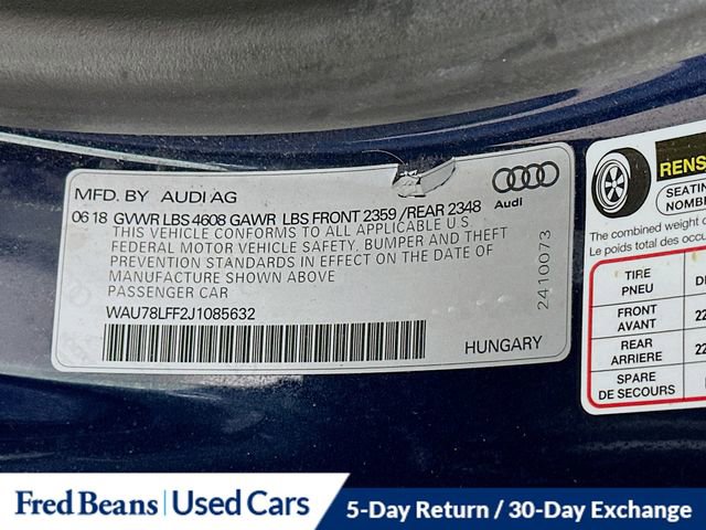 Used 2018 Audi A3 2.0T Premium image 30