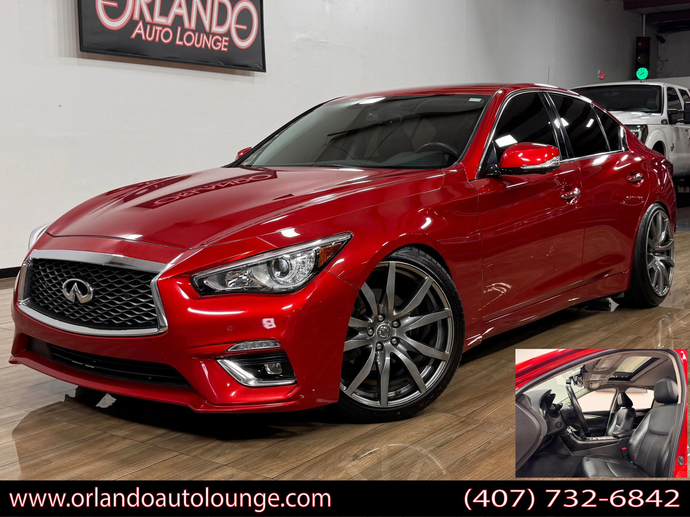 Used 2022 INFINITI Q50 Luxe w/ Cargo Package image 1