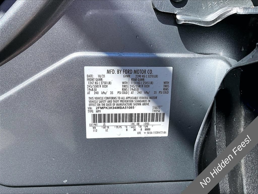 Used 2021 Ford Edge Titanium w/ Cargo Accessory Package FWD image 29