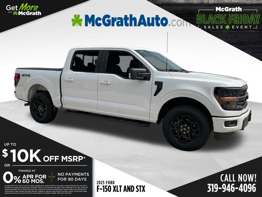 New 2025 Ford F150 XLT w/ Equipment Group 302A MID