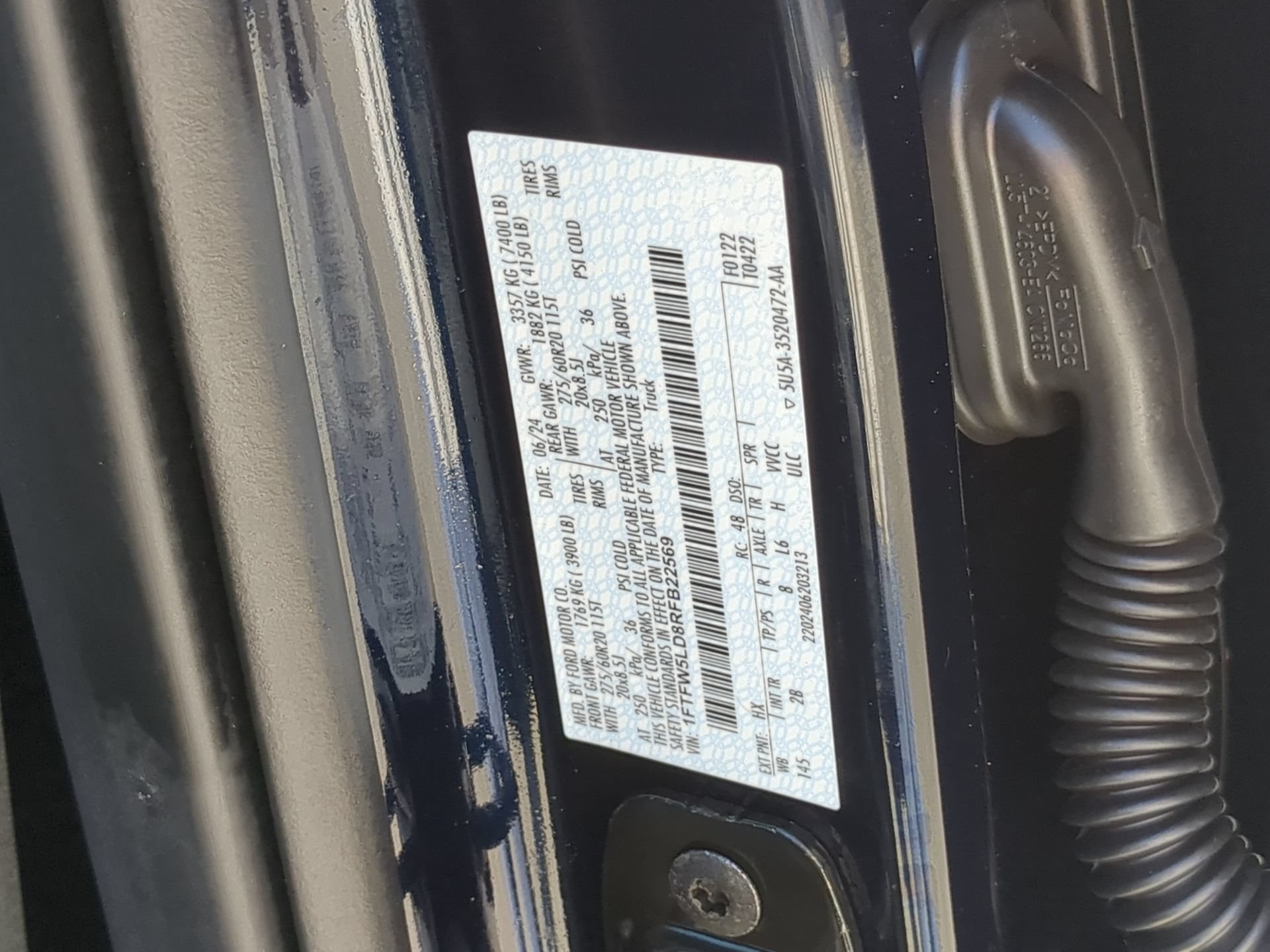 Certified 2024 Ford F150 Lariat w/ Equipment Group 502A High AWD/4WD image 74