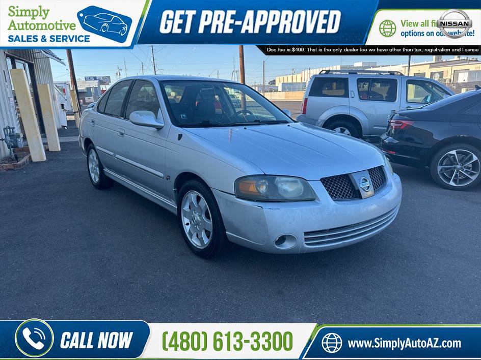 Used 2006 Nissan Sentra SE-R w/ (J01) Sunroof Pkg FWD image 2