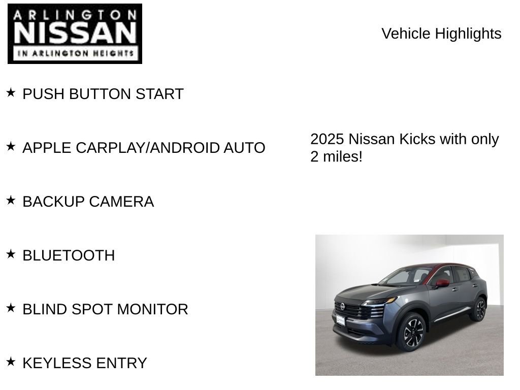 New 2025 Nissan Kicks SV image 7