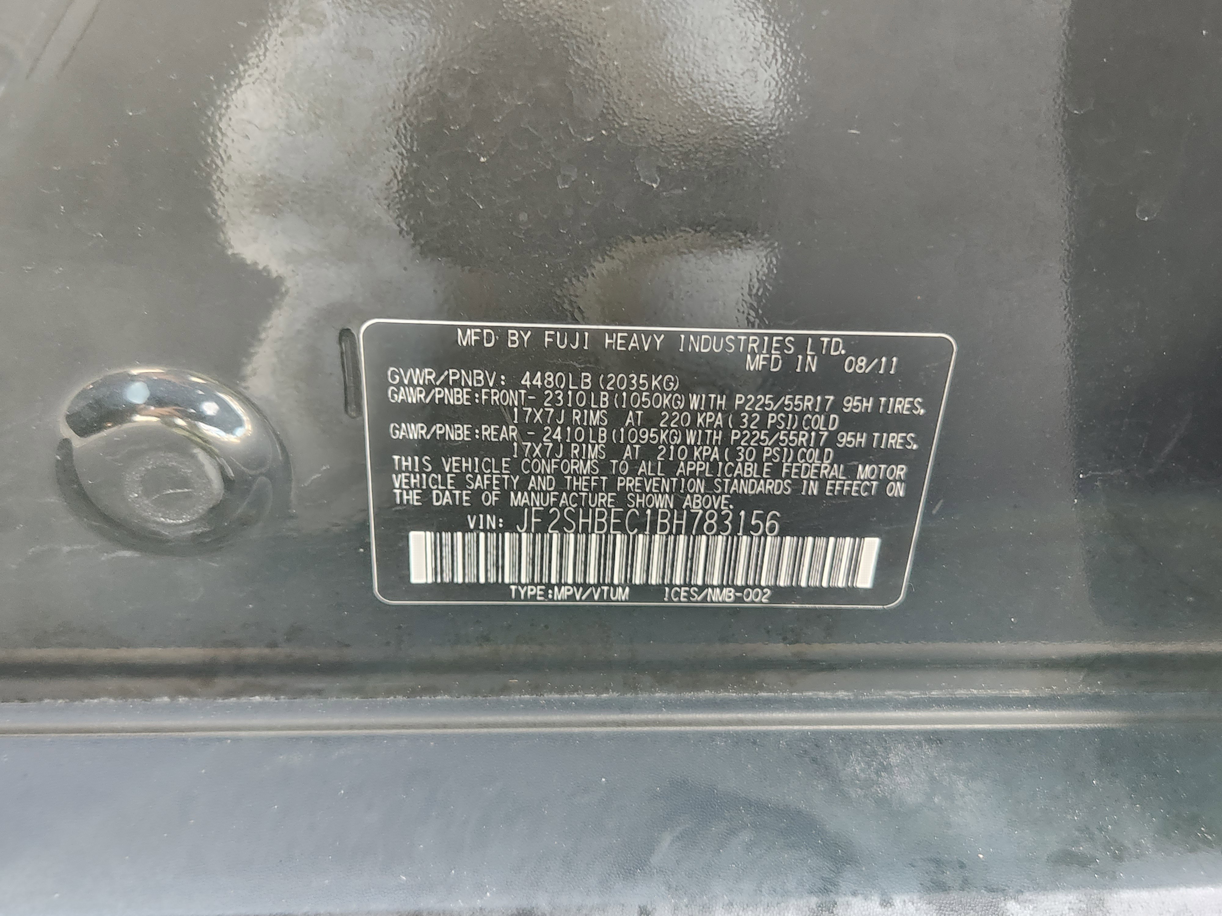 Used 2011 Subaru Forester 2.5X Limited w/ Rugged Pkg 1A image 22