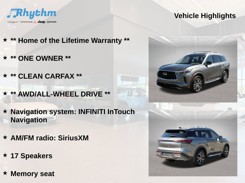 Used 2025 INFINITI QX60 Sensory AWD/4WD image 5