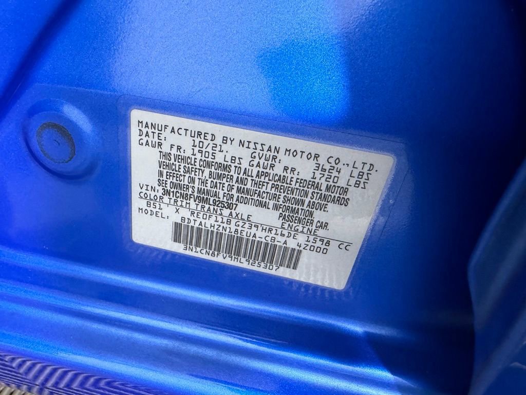 Used 2021 Nissan Versa SR w/ Trunk Package FWD image 35