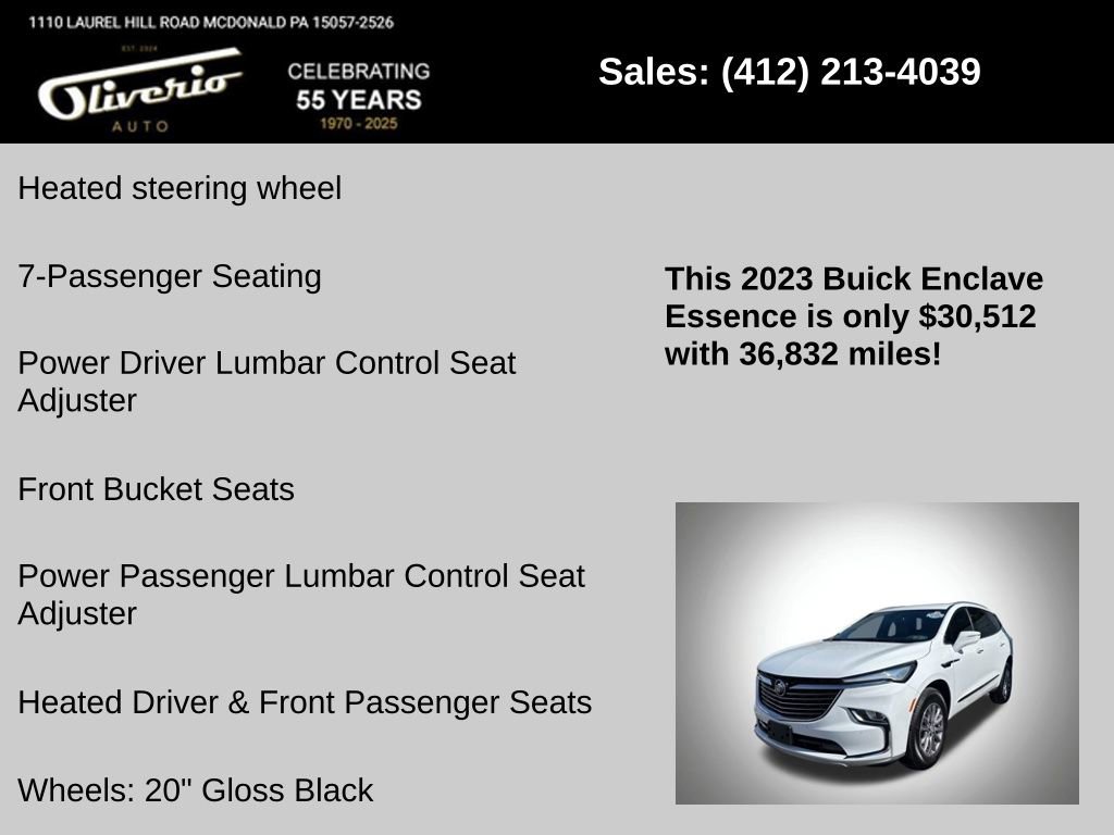 Used 2023 Buick Enclave Essence AWD/4WD image 21