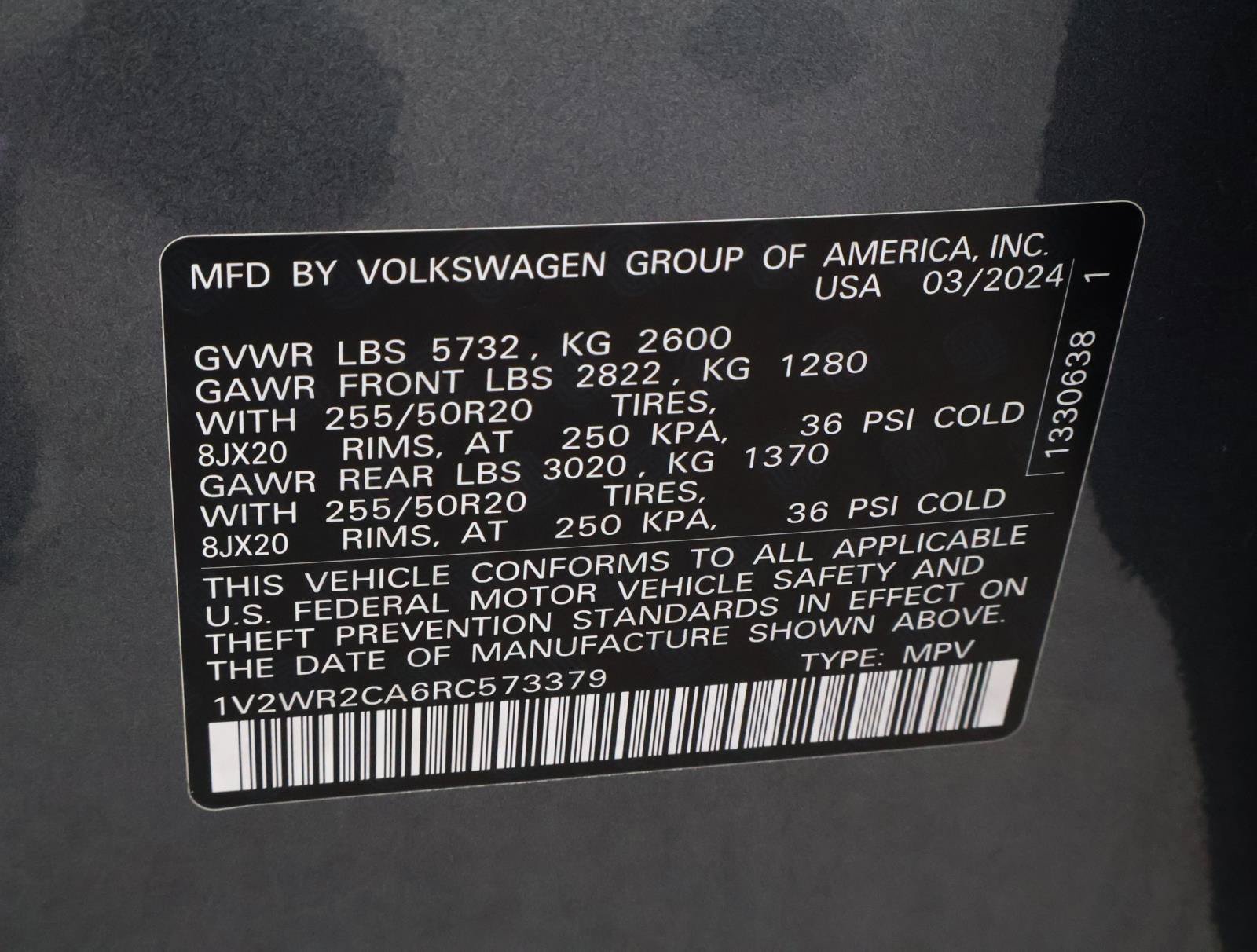 Used 2024 Volkswagen Atlas SE FWD image 21