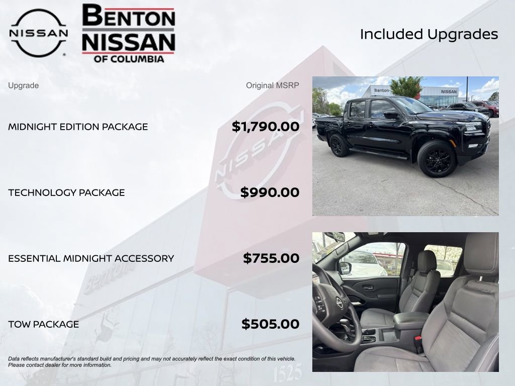 Certified 2023 Nissan Frontier SV w/ Midnight Edition Package image 6