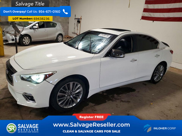 Used 2018 INFINITI Q50 Luxe w/ Cargo Package (L95)