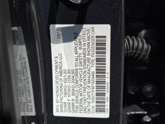 New 2026 Honda Accord SE image 17