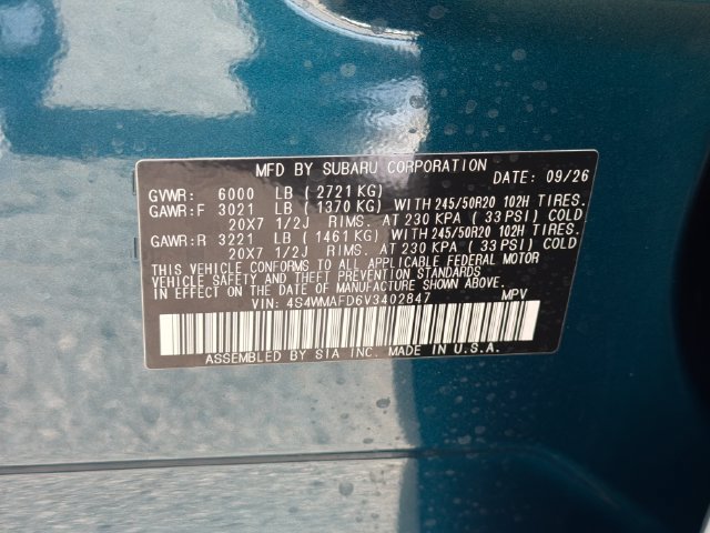 New 2027 Subaru Ascent Limited AWD/4WD image 26