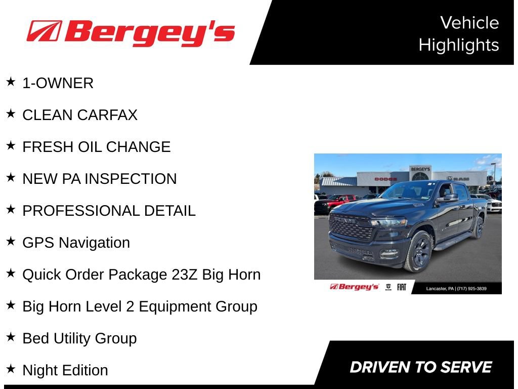 Used 2025 RAM 1500 Big Horn AWD/4WD image 5