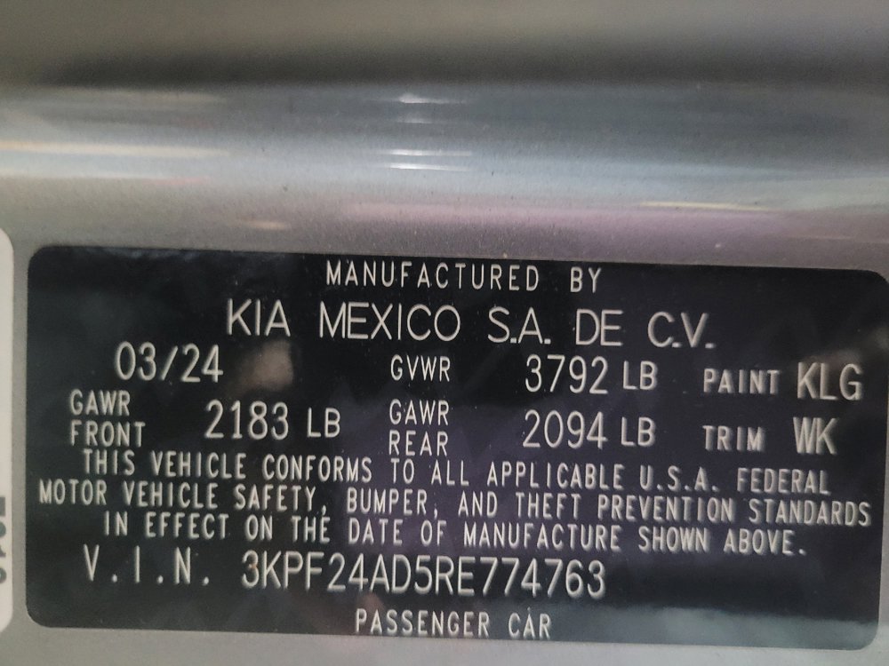 Used 2024 Kia Forte LXS w/ LXS Technology Package FWD image 33