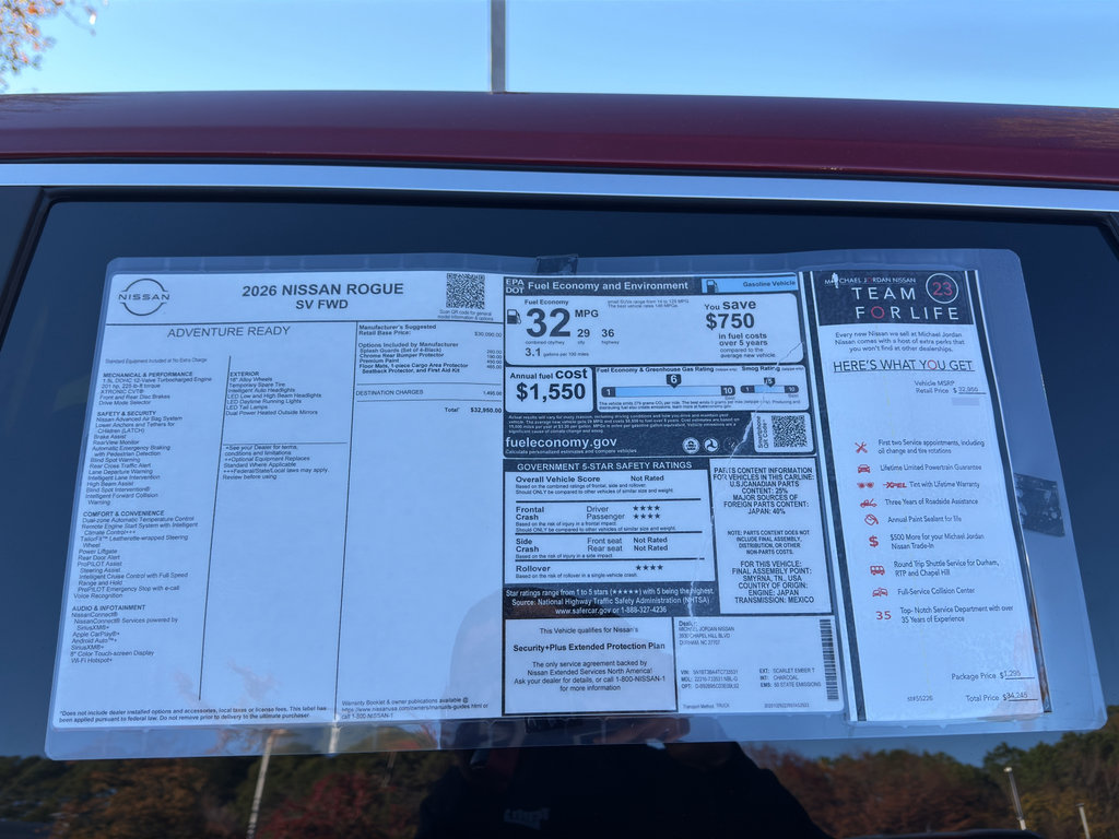 New 2026 Nissan Rogue SV image 12