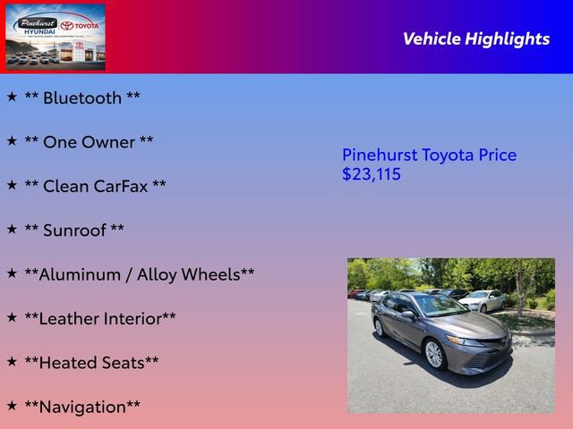 Used 2018 Toyota Camry XLE w/ Driver Assist Package FWD image 16