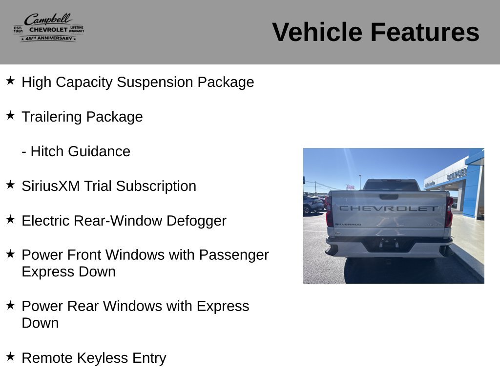 Used 2026 Chevrolet Silverado 1500 Custom w/ Turbomax Blackout Package AWD/4WD image 31