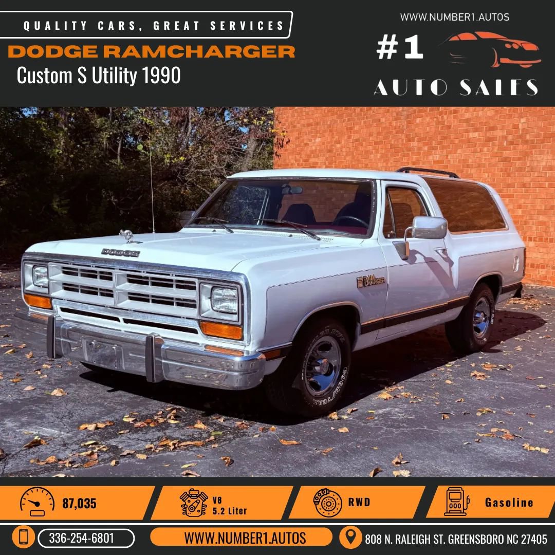 Used 1990 Dodge Ramcharger 2WD