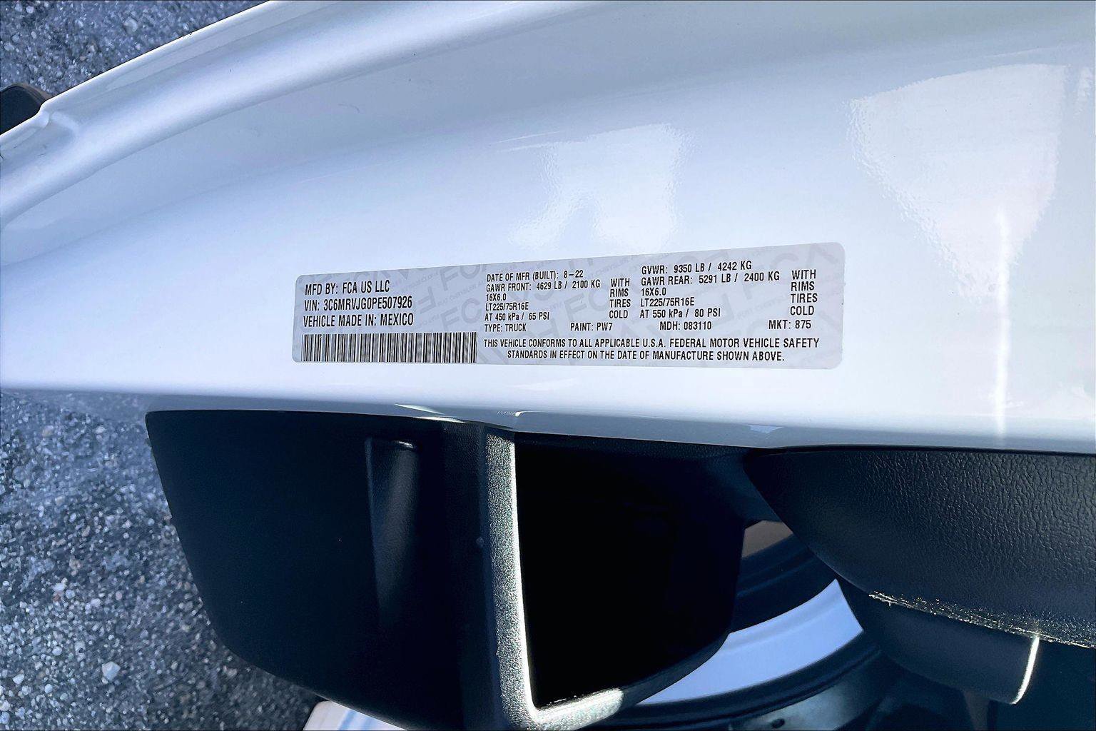 Used 2023 RAM ProMaster 3500 image 13