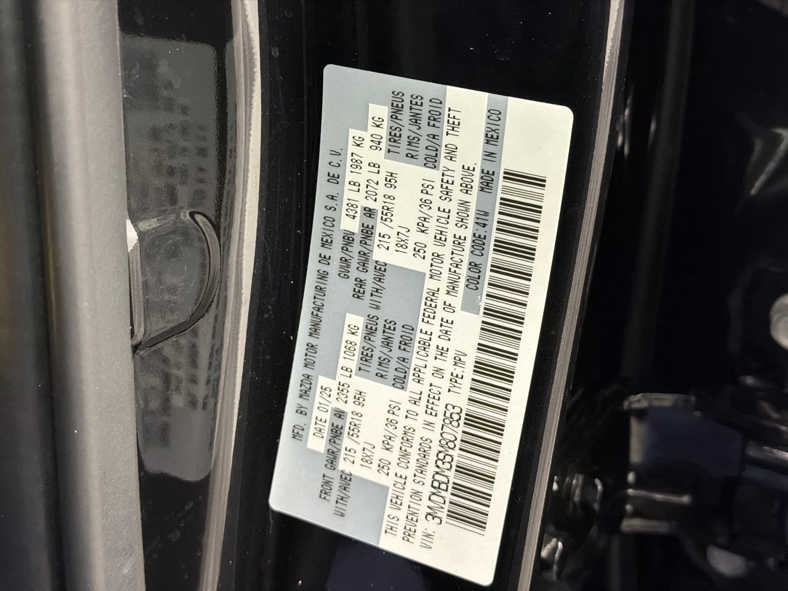 Certified 2025 MAZDA CX-30 AWD 2.5 S w/ Premium Package image 36