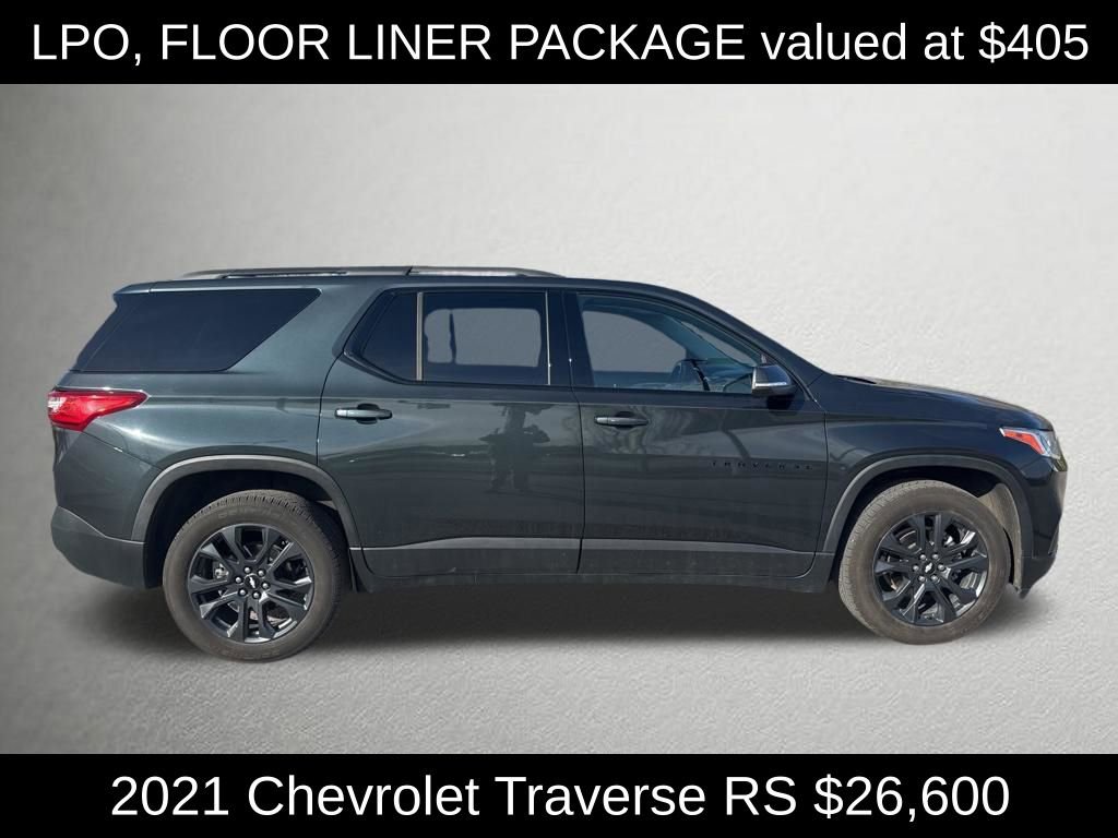 Used 2021 Chevrolet Traverse RS w/ LPO, Floor Liner Package image 2