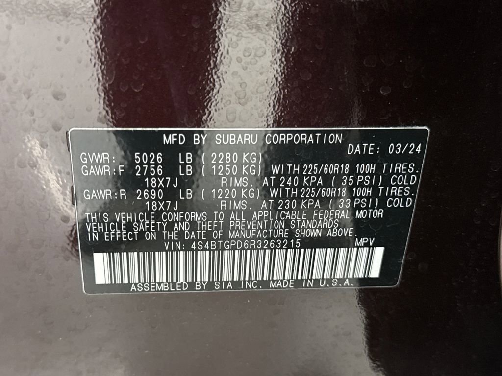 Certified 2024 Subaru Outback Touring XT image 29