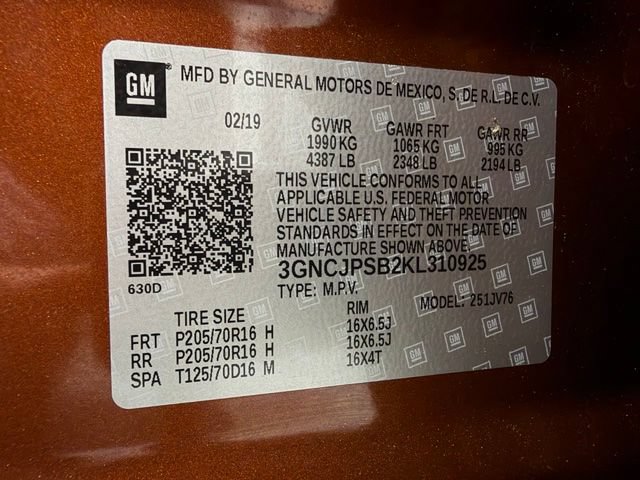 Used 2019 Chevrolet Trax LT w/ LT Convenience Package AWD/4WD image 26