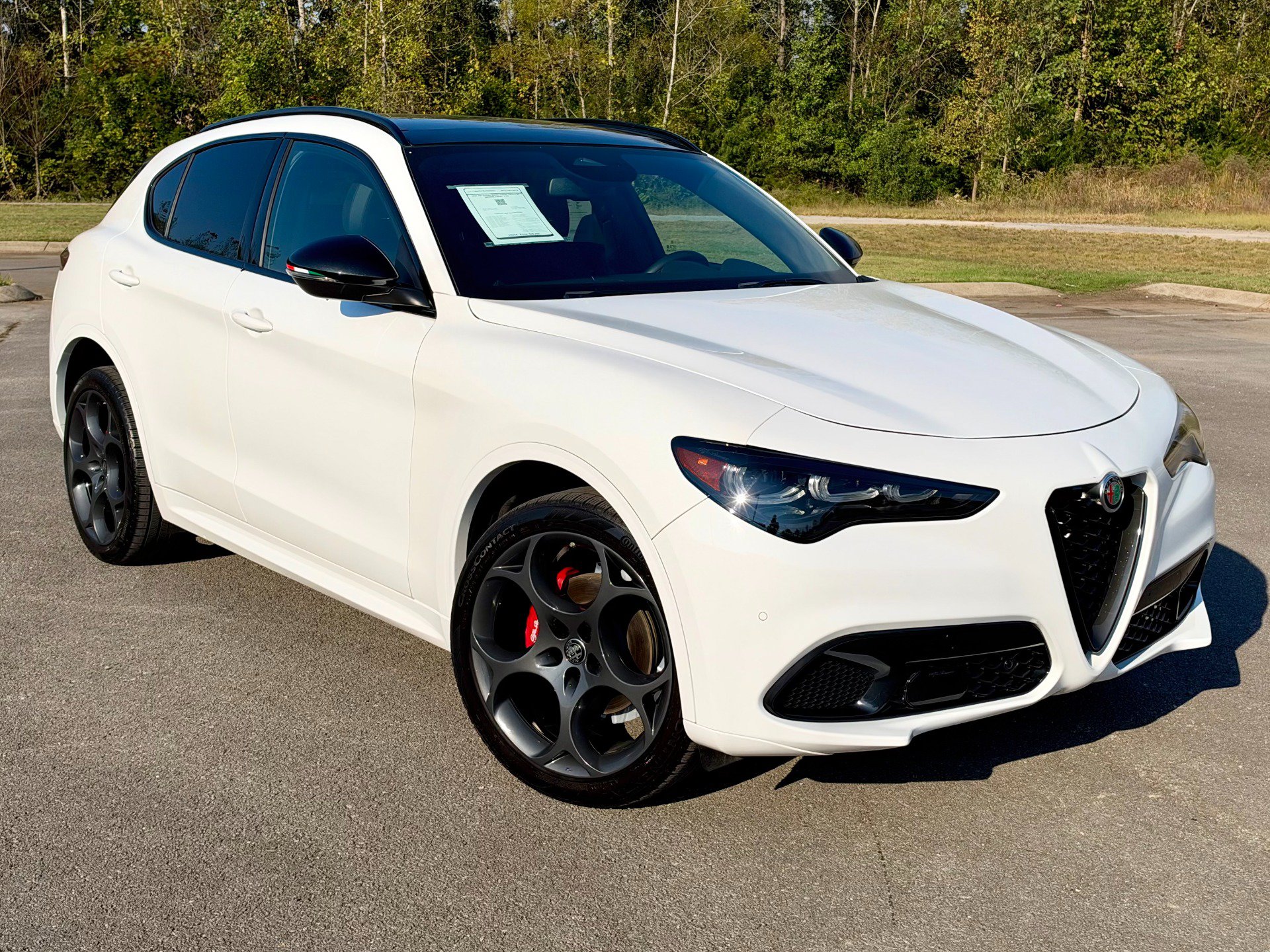 Used 2025 Alfa Romeo Stelvio Tributo Italiano w/ Driving Assist Package AWD/4WD image 1