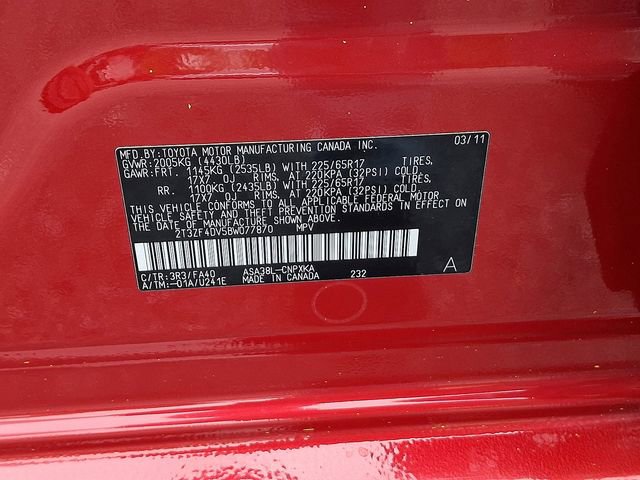 Used 2011 Toyota RAV4 2WD w/ Upgrade Value Pkg image 27