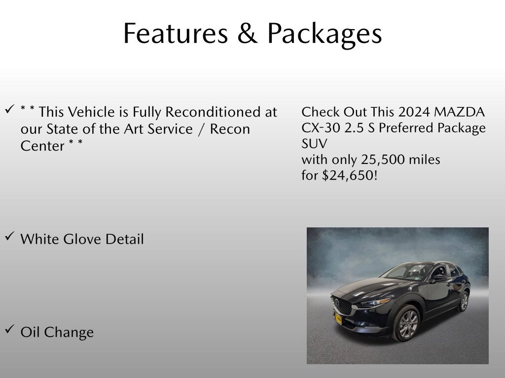 Certified 2024 MAZDA CX-30 AWD 2.5 S w/ Preferred Package image 4