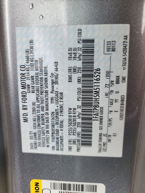 Used 2021 Ford Mustang Premium image 27