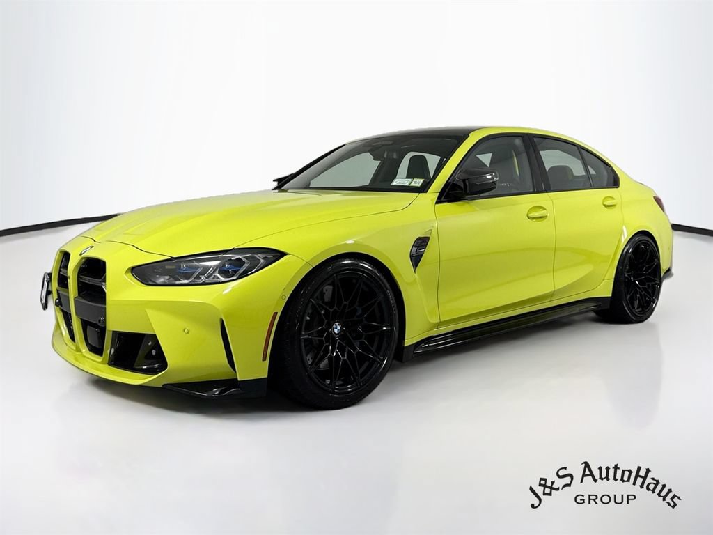 Used 2021 BMW M3 Competition w/ M Carbon Exterior Package RWD image 3