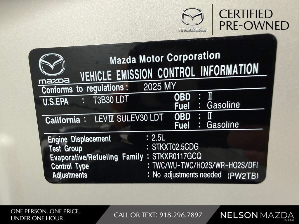 Certified 2025 MAZDA CX-5 AWD 2.5 S w/ Preferred Package image 52