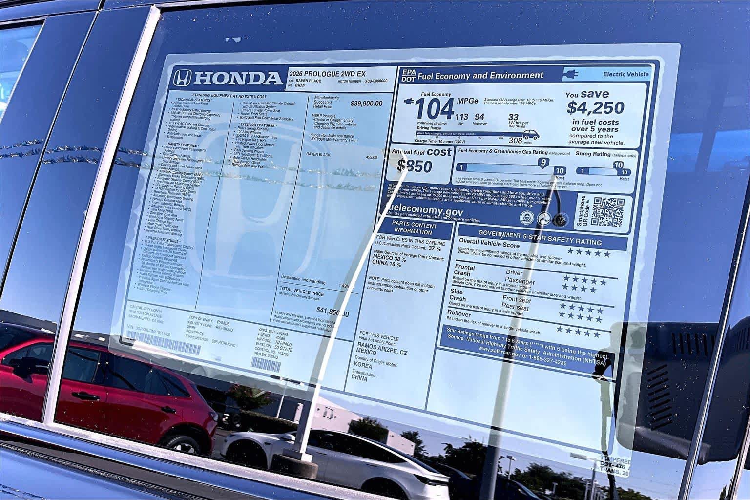 New 2026 Honda Prologue Eco image 21