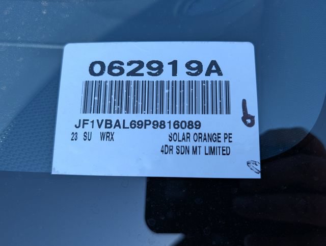 Used 2023 Subaru WRX Limited AWD/4WD image 36