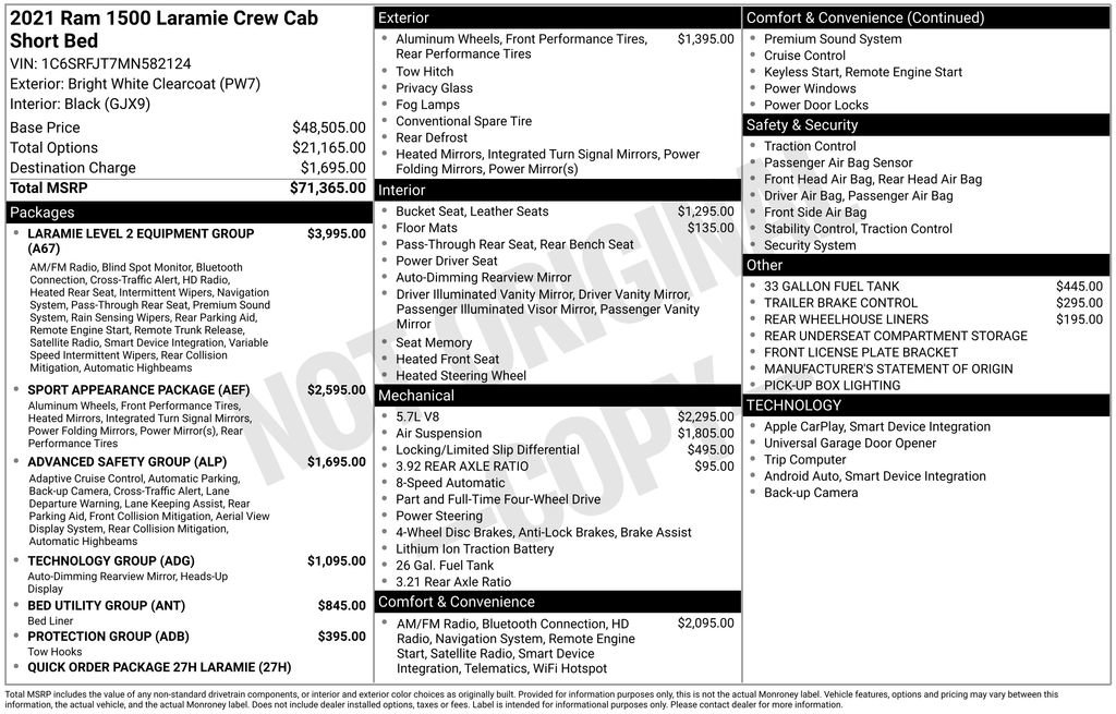 Used 2021 RAM 1500 Laramie image 5