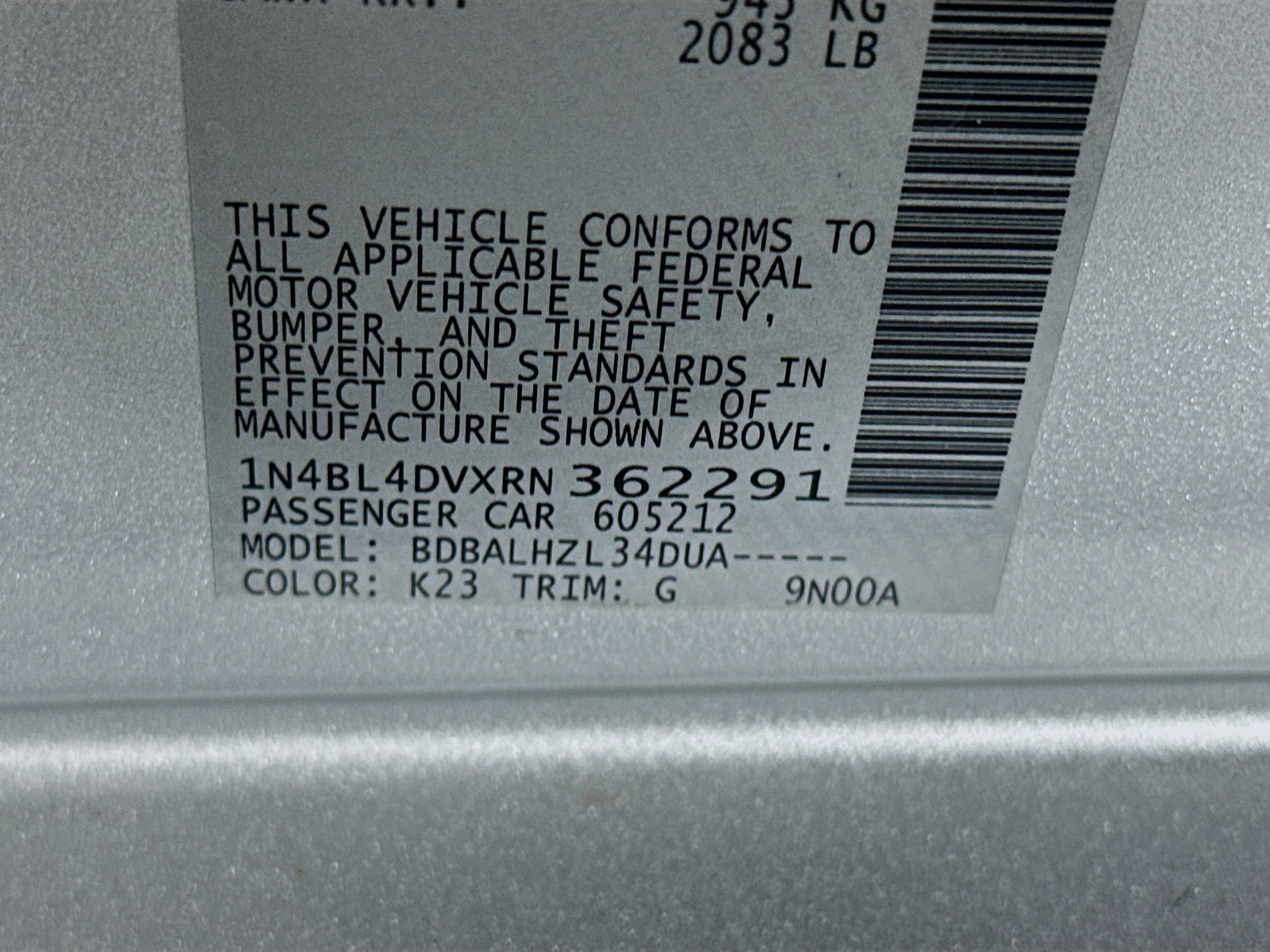 Used 2024 Nissan Altima 2.5 SV image 12