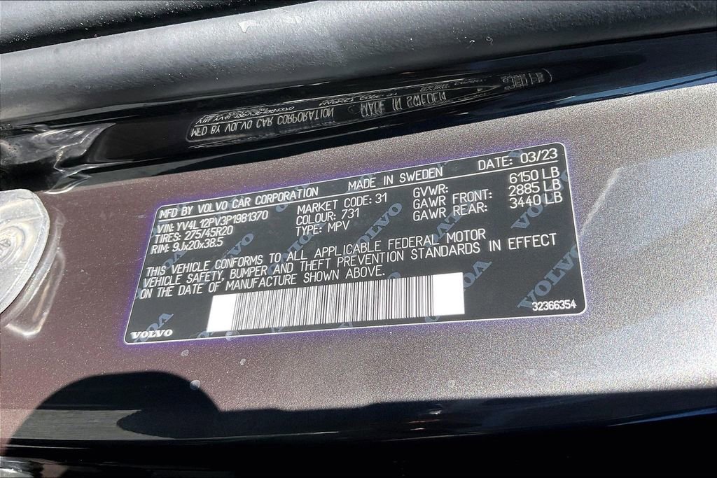 Certified 2023 Volvo XC90 B5 Core w/ Protection Package Premier image 19