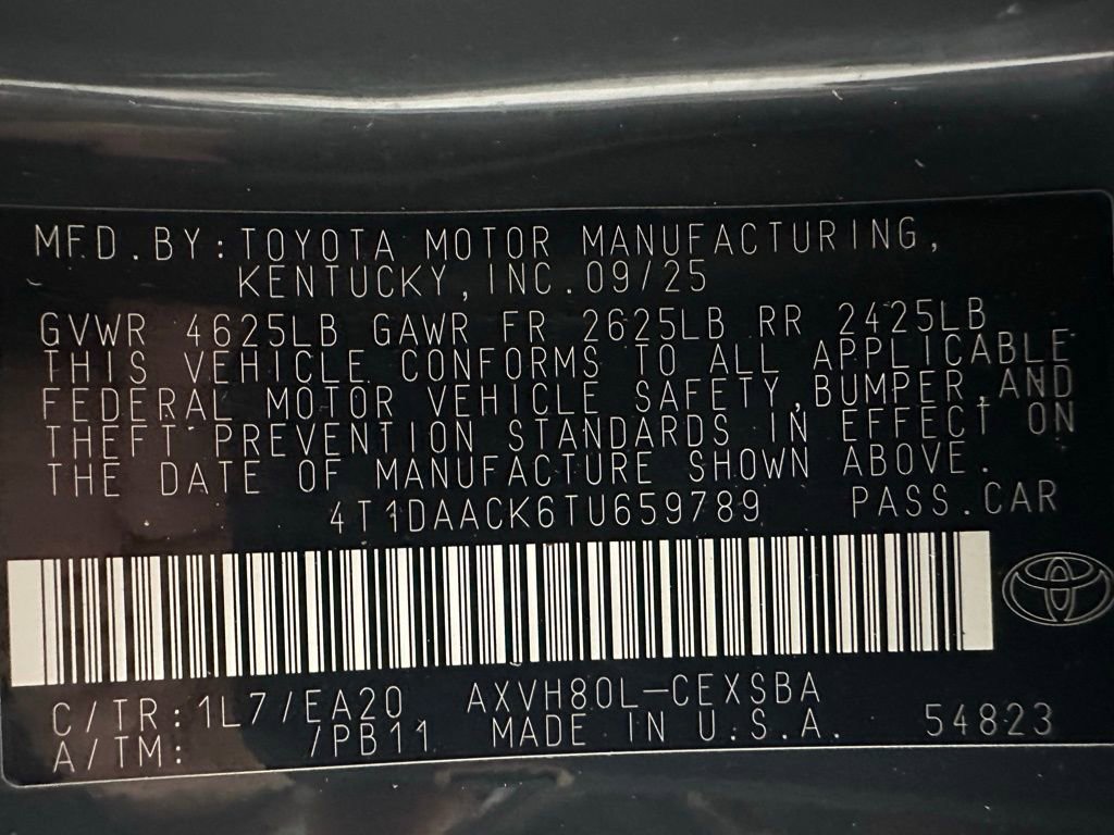 Used 2026 Toyota Camry SE image 11