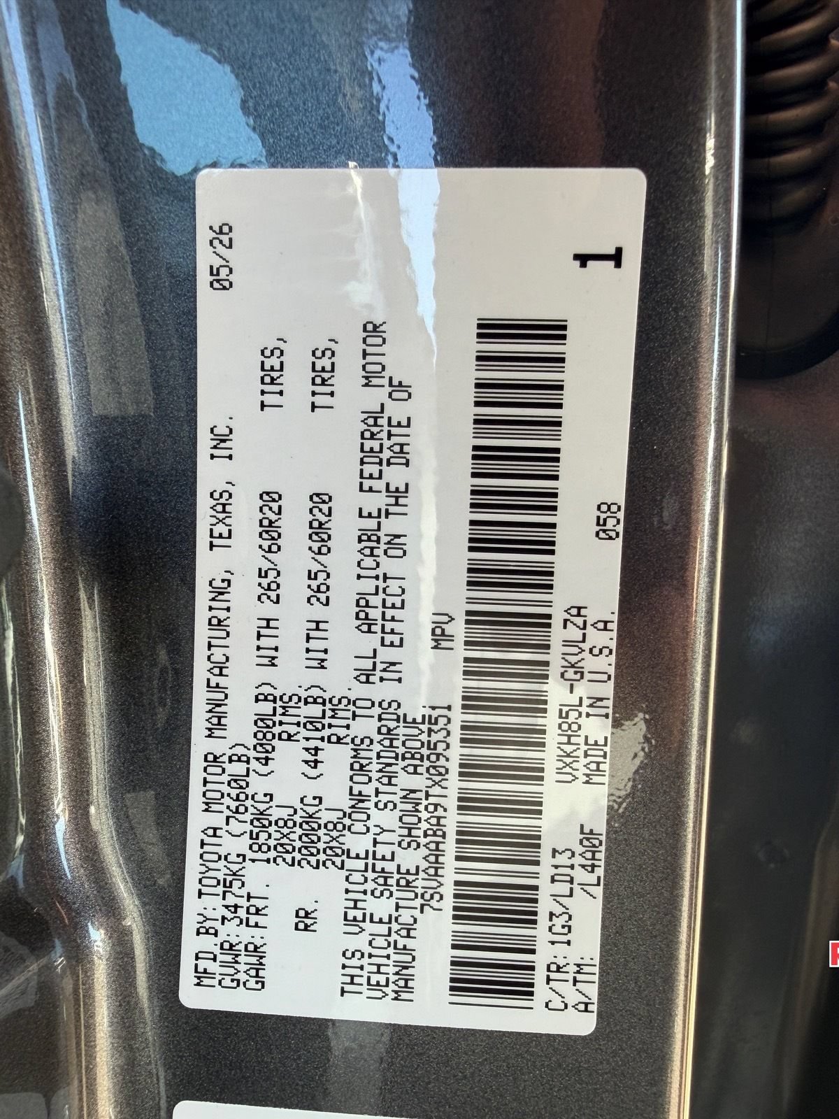 New 2026 Toyota Sequoia Limited AWD/4WD image 26